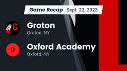 Recap: Groton  vs. Oxford Academy  2023