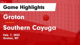 Groton  vs Southern Cayuga Game Highlights - Feb. 7, 2023