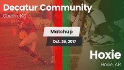 Matchup: Decatur Community vs. Hoxie  2017