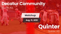 Matchup: Decatur Community vs. Quinter  2018