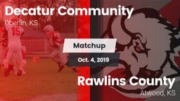 Matchup: Decatur Community vs. Rawlins County  2019