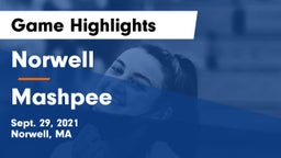 Norwell  vs Mashpee  Game Highlights - Sept. 29, 2021