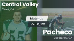Matchup: Central Valley High  vs. Pacheco  2017