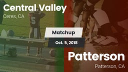 Matchup: Central Valley High  vs. Patterson  2018