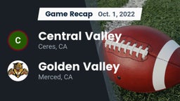 Recap: Central Valley  vs. Golden Valley  2022