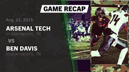 Recap: Arsenal Tech  vs. Ben Davis  2015