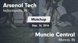 Matchup: Arsenal Tech High vs. Muncie Central  2016