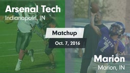 Matchup: Arsenal Tech High vs. Marion  2016