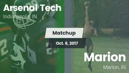 Matchup: Arsenal Tech High vs. Marion  2017