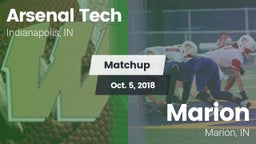 Matchup: Arsenal Tech High vs. Marion  2018