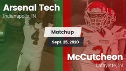 Matchup: Arsenal Tech High vs. McCutcheon  2020