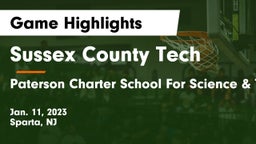 Sussex County Tech  vs Paterson Charter School For Science & Technology Game Highlights - Jan. 11, 2023