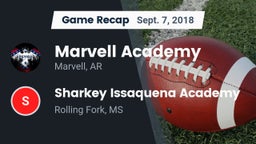 Recap: Marvell Academy  vs. Sharkey Issaquena Academy  2018