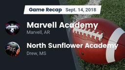 Recap: Marvell Academy  vs. North Sunflower Academy  2018