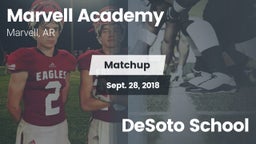 Matchup: Marvell Academy High vs. DeSoto School 2018
