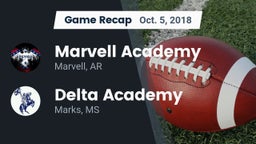 Recap: Marvell Academy  vs. Delta Academy  2018