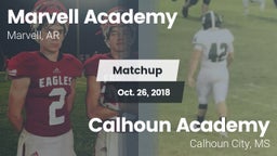 Matchup: Marvell Academy High vs. Calhoun Academy 2018