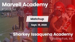 Matchup: Marvell Academy High vs. Sharkey Issaquena Academy  2020
