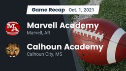 Recap: Marvell Academy  vs. Calhoun Academy 2021