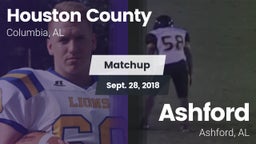Matchup: Houston County High vs. Ashford  2018