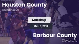 Matchup: Houston County High vs. Barbour County  2018