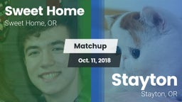 Matchup: Sweet Home High vs. Stayton  2018