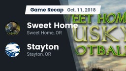 Recap: Sweet Home  vs. Stayton  2018