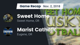 Recap: Sweet Home  vs. Marist Catholic  2018