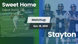 Matchup: Sweet Home High vs. Stayton  2019