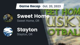 Recap: Sweet Home  vs. Stayton  2023