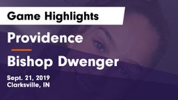 Providence  vs Bishop Dwenger  Game Highlights - Sept. 21, 2019