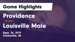 Providence  vs Louisville Male  Game Highlights - Sept. 26, 2019
