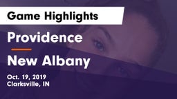 Providence  vs New Albany Game Highlights - Oct. 19, 2019