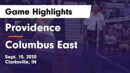 Providence  vs Columbus East Game Highlights - Sept. 10, 2020