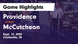 Providence  vs McCutcheon Game Highlights - Sept. 19, 2020