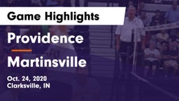 Providence  vs Martinsville Game Highlights - Oct. 24, 2020