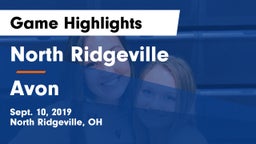 North Ridgeville  vs Avon Game Highlights - Sept. 10, 2019