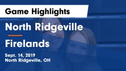 North Ridgeville  vs Firelands  Game Highlights - Sept. 14, 2019