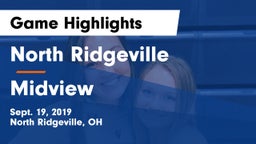North Ridgeville  vs Midview  Game Highlights - Sept. 19, 2019