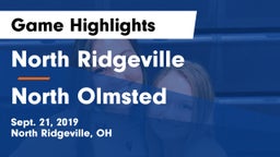 North Ridgeville  vs North Olmsted  Game Highlights - Sept. 21, 2019
