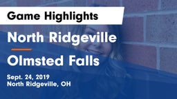 North Ridgeville  vs Olmsted Falls Game Highlights - Sept. 24, 2019