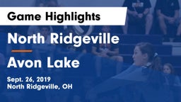 North Ridgeville  vs Avon Lake  Game Highlights - Sept. 26, 2019