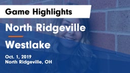 North Ridgeville  vs Westlake  Game Highlights - Oct. 1, 2019