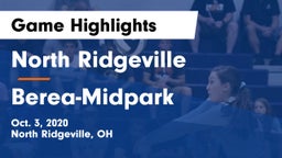 North Ridgeville  vs Berea-Midpark  Game Highlights - Oct. 3, 2020