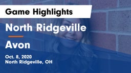 North Ridgeville  vs Avon  Game Highlights - Oct. 8, 2020