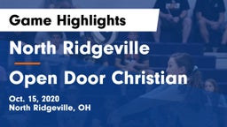 North Ridgeville  vs Open Door Christian  Game Highlights - Oct. 15, 2020
