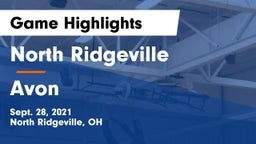 North Ridgeville  vs Avon  Game Highlights - Sept. 28, 2021