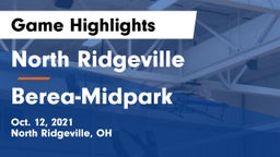 North Ridgeville  vs Berea-Midpark  Game Highlights - Oct. 12, 2021