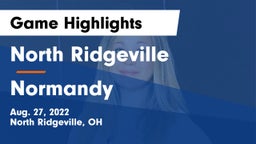 North Ridgeville  vs Normandy  Game Highlights - Aug. 27, 2022