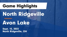 North Ridgeville  vs Avon Lake  Game Highlights - Sept. 15, 2022